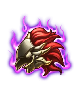 Flame Knight Helmet - red - High Resolution PNG