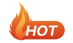 Hot Logo - icon - Transparent Background PNG