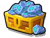 Treasure Chest - No Watermark PNG - gold coins