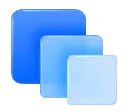 Blue Blocks - abstract - Free Download PNG