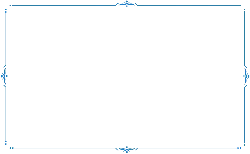 Blue Border Decoration Pattern - PNG