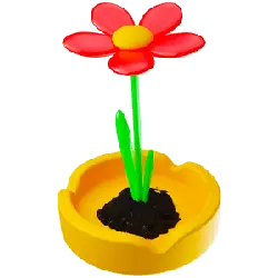 Flower Decorative Item - plastic - PNG