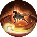 Flaming Lion - guardian - Transparent Layer PNG