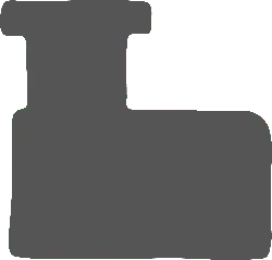 Gray Bottle - gray - Free PNG