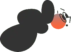 Red Glowing Organism - glow - No Watermark PNG