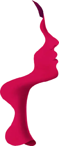 Pink Abstract Figure Silhouette - silhouette - High Resolution PNG
