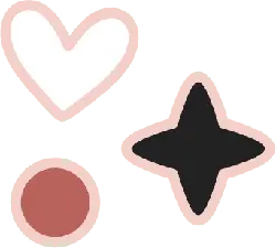 Heart Shape - outline - No Background PNG