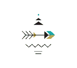 Geometric Arrow Pattern - minimalism - Lossless PNG