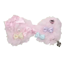 Colorful Bow Hair Accessory - hair accessory - PNG