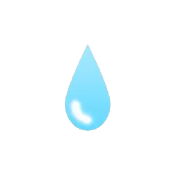 Water Drop - logo - blue - No Background PNG