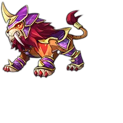 Purple Gold Lion Beast - beast - PNG Images