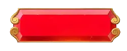 Red Gem Frame - red - Transparent Background PNG