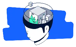 Thinking Head - future - Transparent Layer PNG