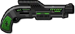 Futuristic Pistol - mechanical - electronic - No Watermark PNG