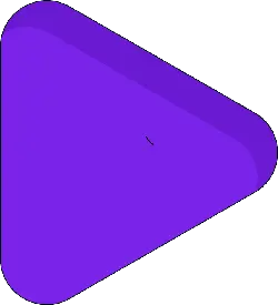 Purple Triangle - minimalist style - Lossless PNG
