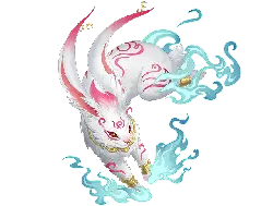 White Fox - mythical creature - PNG