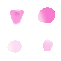 Pink Irregular Shapes - pink - PNG Images