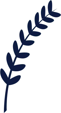 Laurel Leaf - blue - No Background PNG