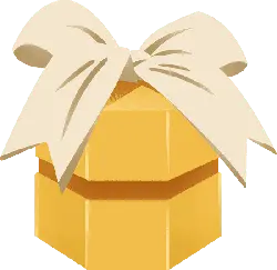 Gift Box - hexagon - Free Download PNG