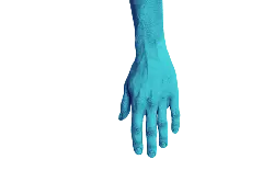 Blue Hand - PNG Images