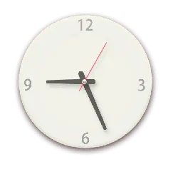 Clock - circular - numbers - No Watermark PNG