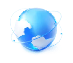 Globe - lines - white - High Resolution PNG