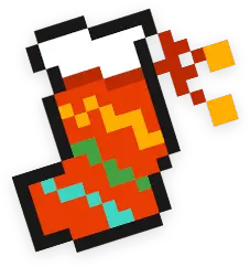 Pixel Art Hot Air Balloon - game - High Resolution PNG