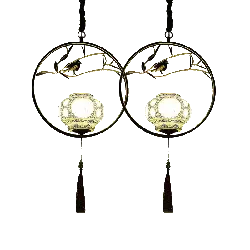 Birdcage Pendant Light - lamp - No Watermark PNG