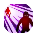 Purple Superhero - hero - PNG