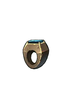 Blue Gemstone Ring - Transparent Background PNG