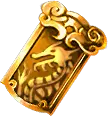 Gold Scroll - treasure - adventure - Transparent Background PNG