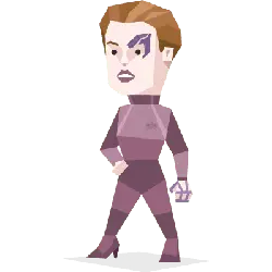 Purple Suit Character - future - Lossless PNG