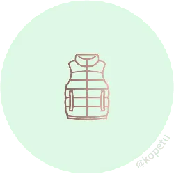 Down Vest - lightweight - High Resolution PNG