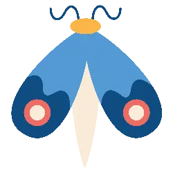 Blue Butterfly - insect - PNG Images