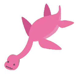 Pink Sea Turtle - pink - High Resolution PNG