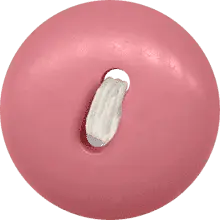 Pink Button - homemade - No Watermark PNG
