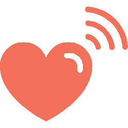 Heart Signal - icon - No Watermark PNG
