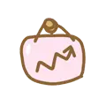Pink Heart Shaped Pendant - heart shape - Transparent Background PNG