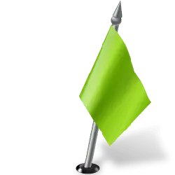 Green Flag - indicate - No Watermark PNG