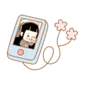 Pink Flower Phone - phone - PNG Images