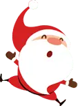 Santa Claus - Christmas - presents - No Background PNG