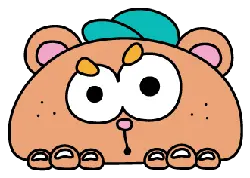 Bear with a hat - hat - Transparent Background PNG