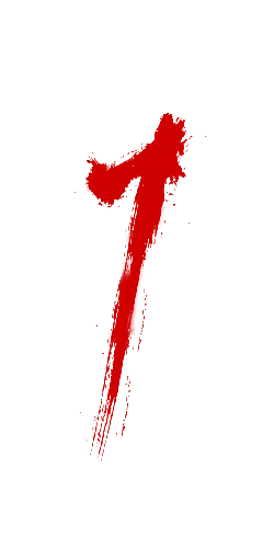 Red Number 1 - PNG