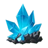 Blue Crystal - geode - Lossless PNG