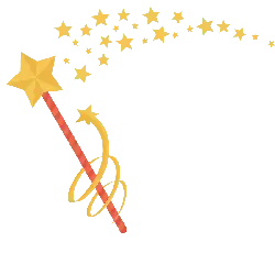 Magic Wand - red - Transparent Background PNG