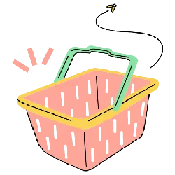 Shopping Basket - line - High Resolution PNG