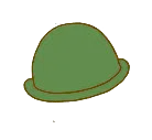 Green Hat - tie hat - No Watermark PNG