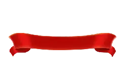 Red Ribbon - Transparent Layer PNG - decorative