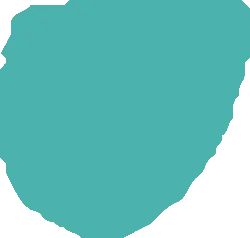 Blue Irregular Shape - geometric shape - No Watermark PNG