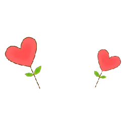 Heart Flower - PNG